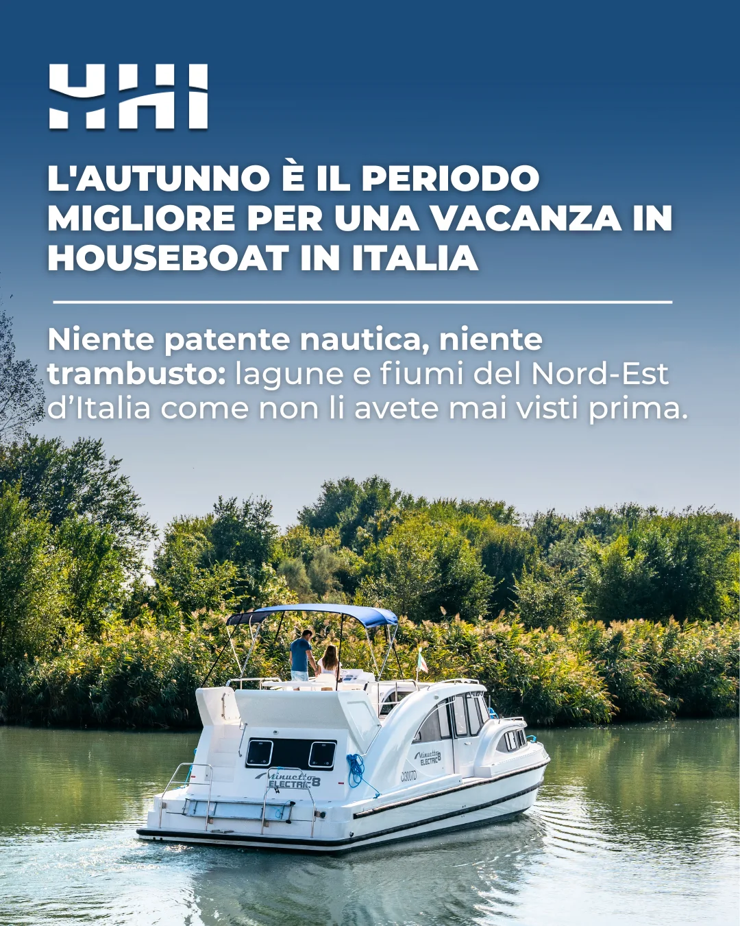 Houseboat Holidays Italia — Grafica ADS · stagione autunno